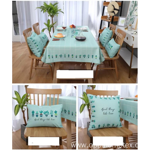 Tropical Printed Design Tablecloth For Home Textile